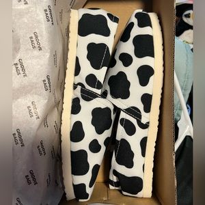 Slip on Shoes - Cow print